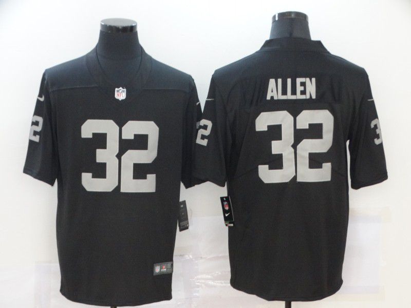 Men Oakland Raiders #32 Allen black Nike Vapor Untouchable Limited 2020 NFL Nike Jerseys->oakland raiders->NFL Jersey